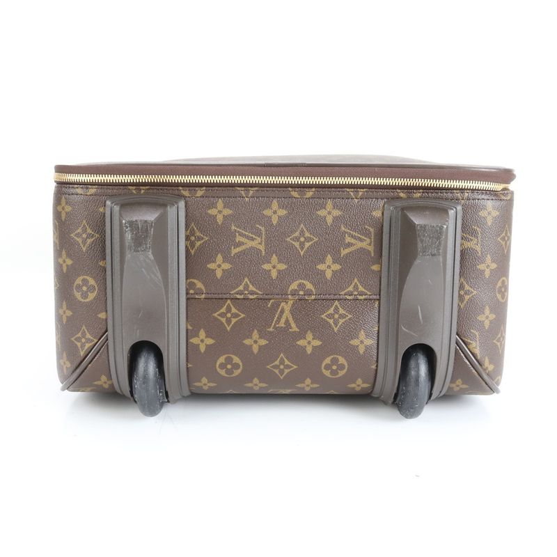 Louis Vuitton Monogram Pegas 55 M23294 Leather Suitcase Carry Case Bag Business