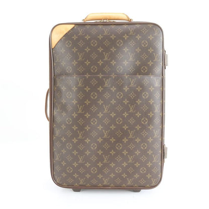 Louis Vuitton Monogram Pegas 55 M23294 Leather Suitcase Carry Case Bag Business