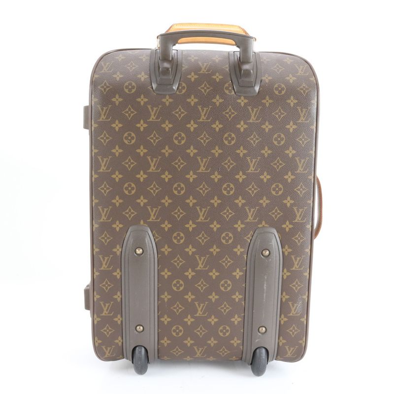 Louis Vuitton Monogram Pegas 55 M23294 Leather Suitcase Carry Case Bag Business