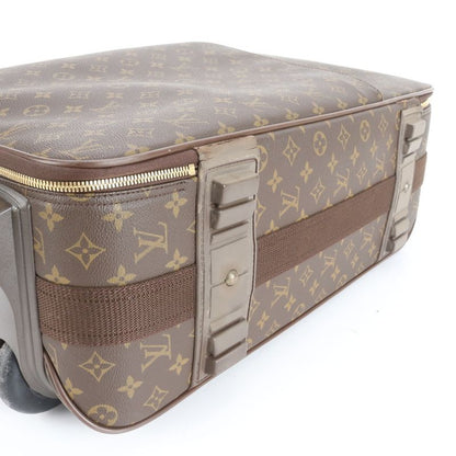 Louis Vuitton Monogram Pegas 55 M23294 Leather Suitcase Carry Case Bag Business