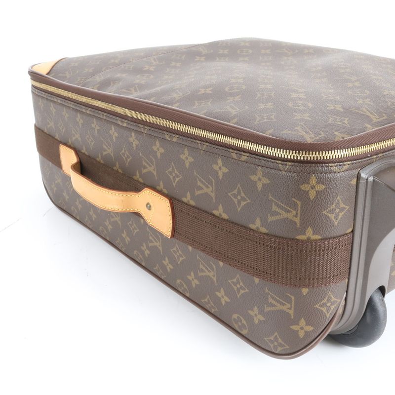 Louis Vuitton Monogram Pegas 55 M23294 Leather Suitcase Carry Case Bag Business