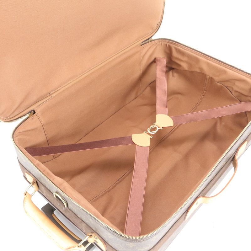 Louis Vuitton Monogram Pegas 55 M23294 Leather Suitcase Carry Case Bag Business