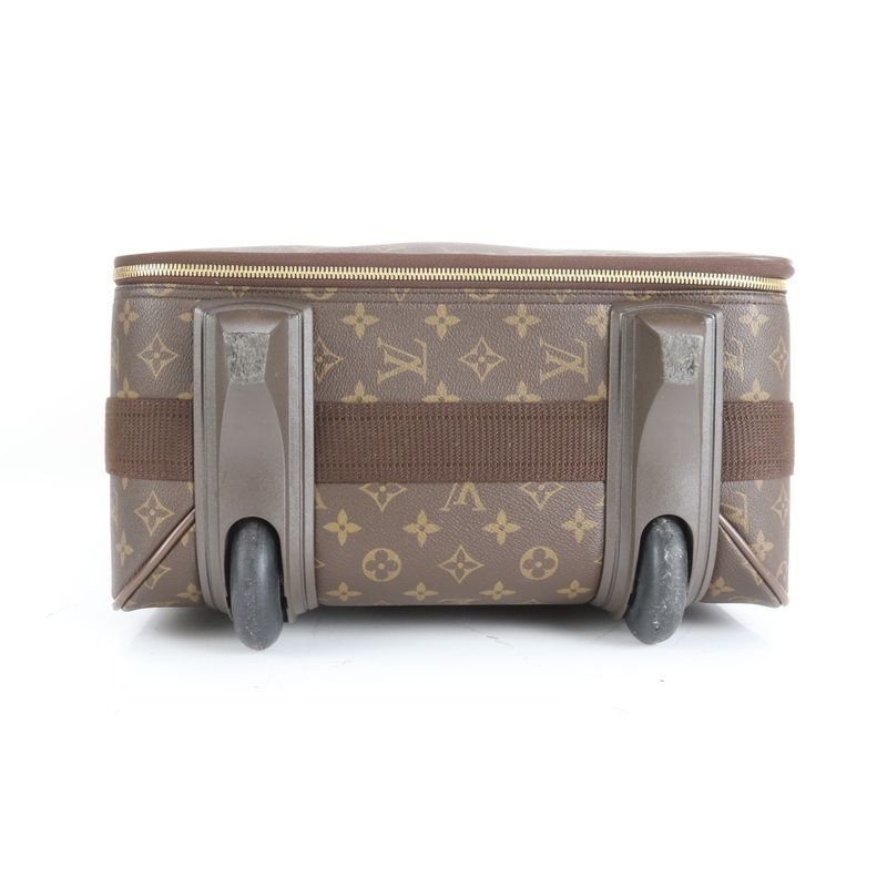 Louis Vuitton Monogram Pegas 55 M23294 Leather Suitcase Carry Case Bag Business