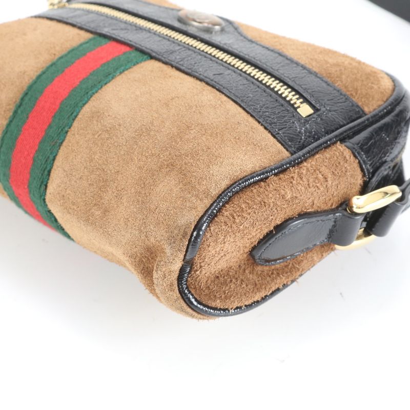 Vintage Gucci Ophidia Sherry Line 573321 GG Leather Shoulder Bag Crossbody