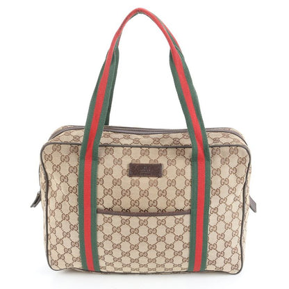 Gucci GG Canvas Sherry Line 189753 Tote Bag Shoulder Business Commuter Men
