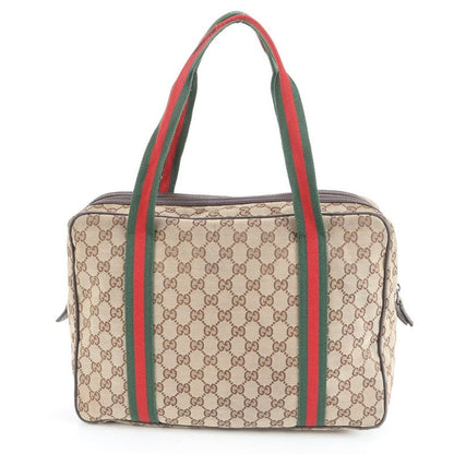 Gucci GG Canvas Sherry Line 189753 Tote Bag Shoulder Business Commuter Men