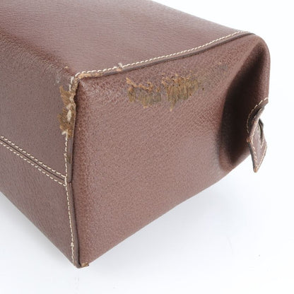 Celine Gold Hardware Leather Second Bag Clutch Pouch Commuter Business Genuine