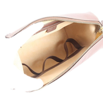 Celine Gold Hardware Leather Second Bag Clutch Pouch Commuter Business Genuine