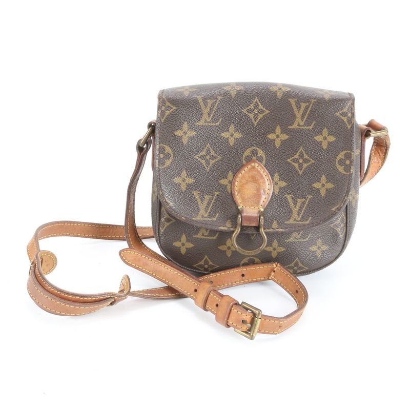 Louis Vuitton Monogram Mini Sancreux Leather Shoulder Bag Crossbody Hand Tote