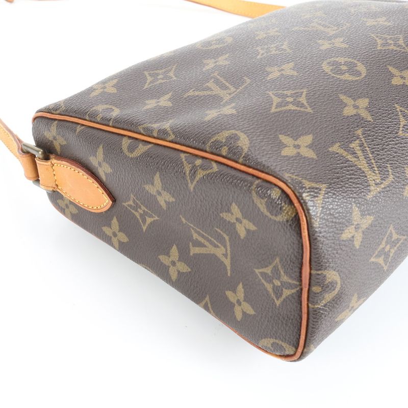 Louis Vuitton Monogram Tulley M51350 Leather Shoulder Bag Crossbody Genuine
