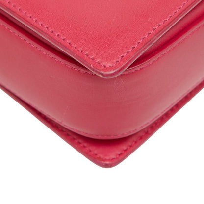 Saint Laurent Classic Lou Crossbody Shoulder Bag Pink Leather Women Saint