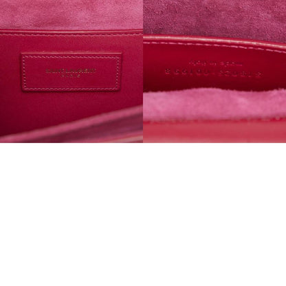 Saint Laurent Classic Lou Crossbody Shoulder Bag Pink Leather Women Saint