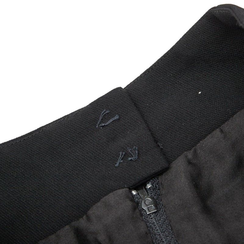 Chanel Coco Mark Skirt Size: 46 Black Wool Mohair Women's Chanel