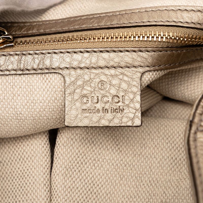 Gucci Soho Chain One Shoulder Bag 308982 Gold Leather Women's Gucci