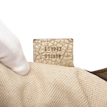 Gucci Soho Chain One Shoulder Bag 308982 Gold Leather Women's Gucci