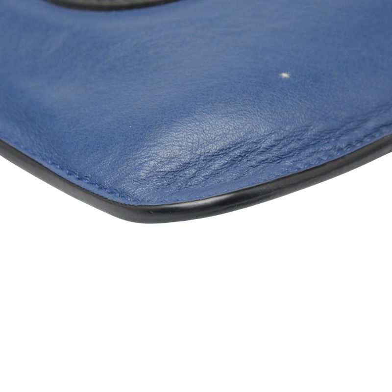 Fendi Bag Bugs Monster 7n0078 Blue Grey Red Leather Women's Fendi