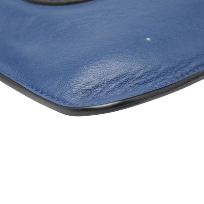 Fendi Bag Bugs Monster 7n0078 Blue Grey Red Leather Women's Fendi