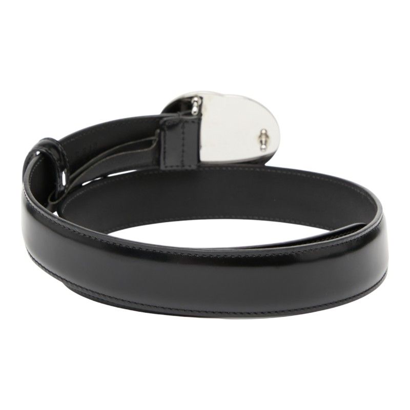 Gucci Interlocking G Belt Size: 70/28 598092 Black Leather Ladies Gucci