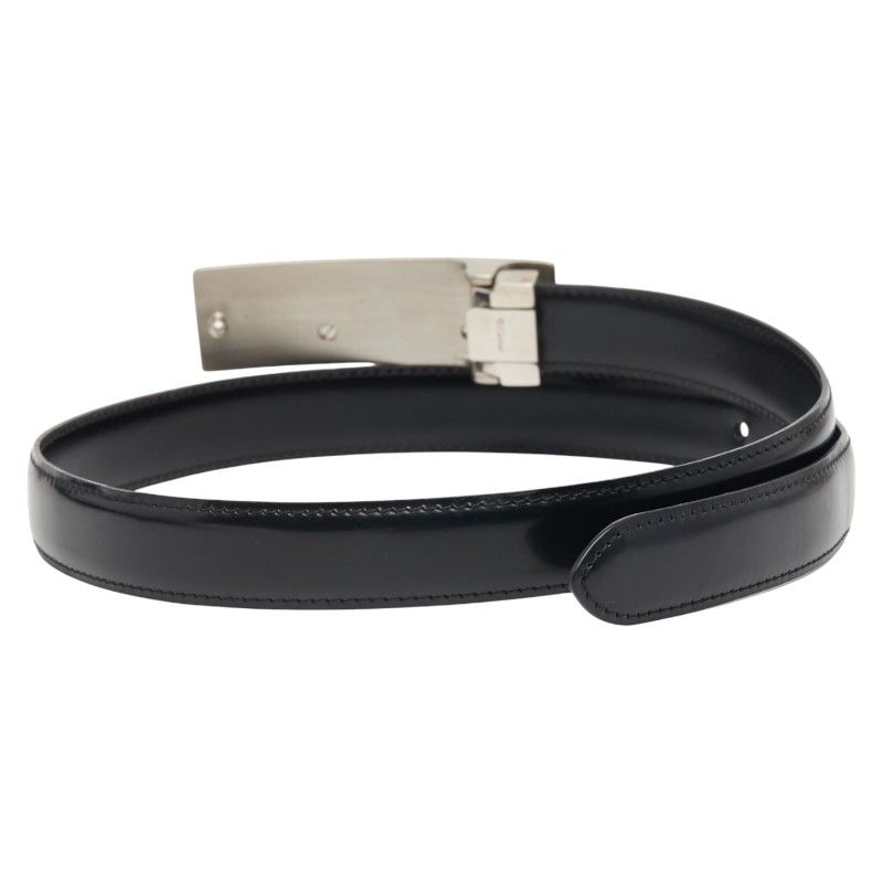 Cartier Panthère Black Silver Leather Metal Men's Cartier