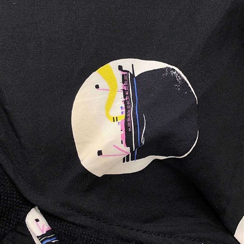 Louis Vuitton All-Over Silk Cashmere Dress Black S