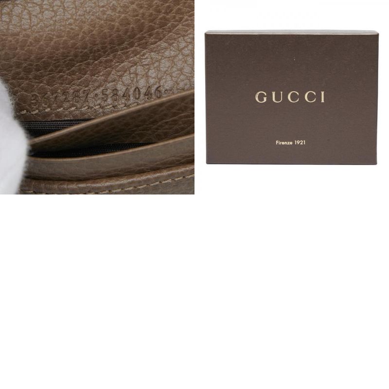 Gucci 367287 Brown Leather Women's Gucci