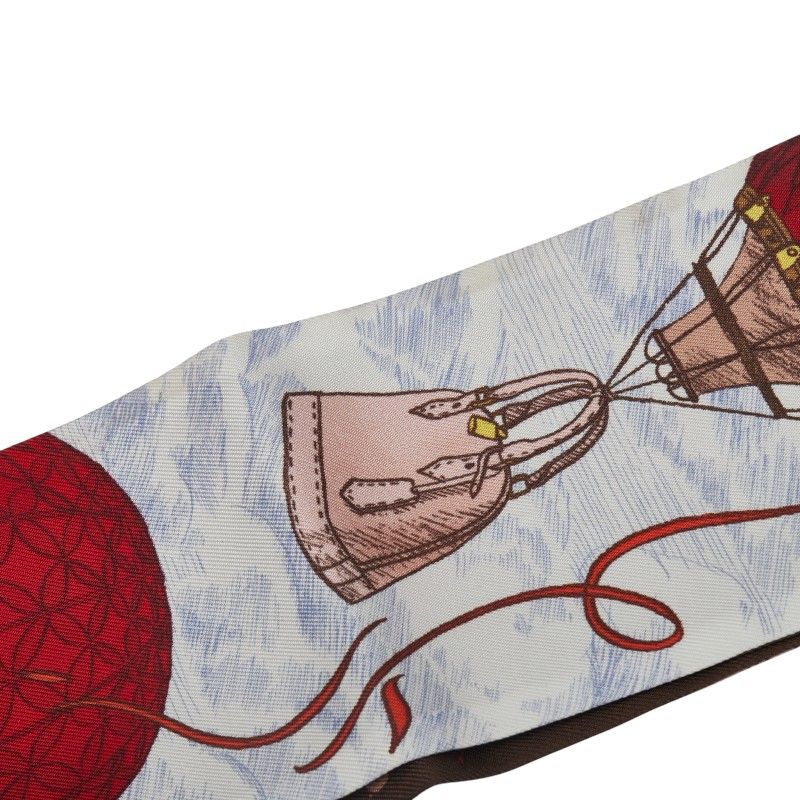 Louis Vuitton Monogram Bandeau Up And Away M78442 White Red Multicolor Silk