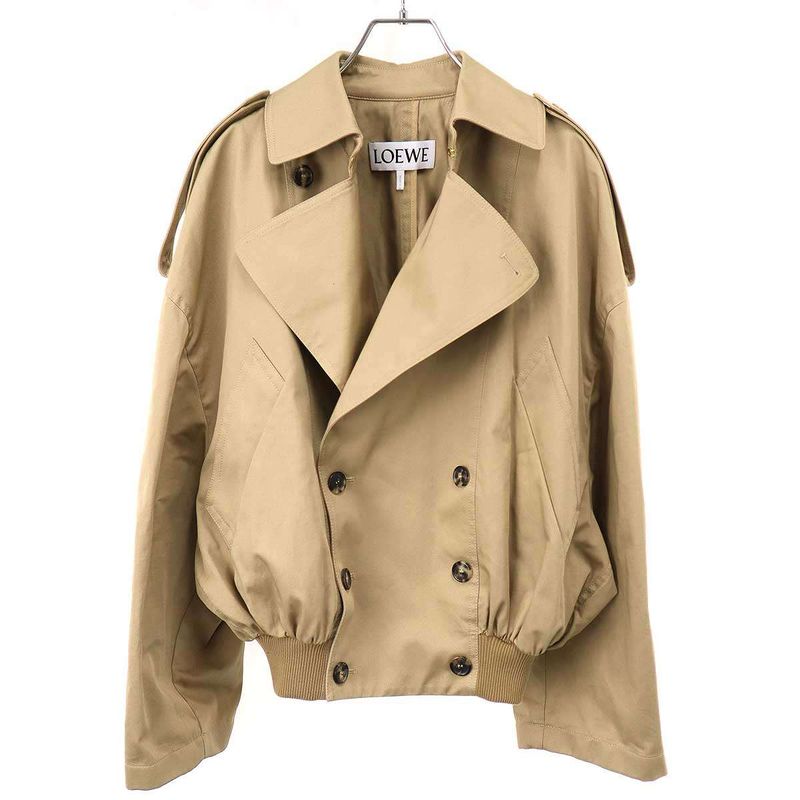 Loewe Balloon Jacket Balloon Trench Jacket S540y02xaw Beige 36