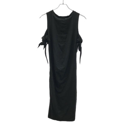 Yves Saint Laurent 10ss Sleeveless Dress 242793 Black 38