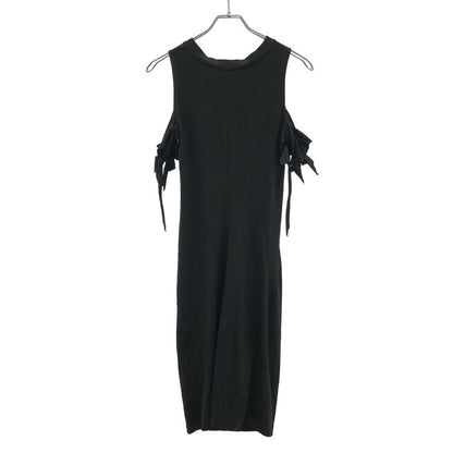 Yves Saint Laurent 10ss Sleeveless Dress 242793 Black 38