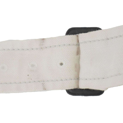 Prada 2000's Cotton Linen Belted Coat White 42