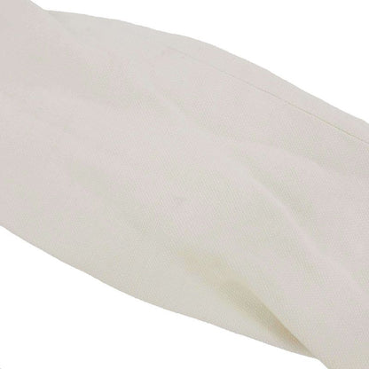 Prada 2000's Cotton Linen Belted Coat White 42