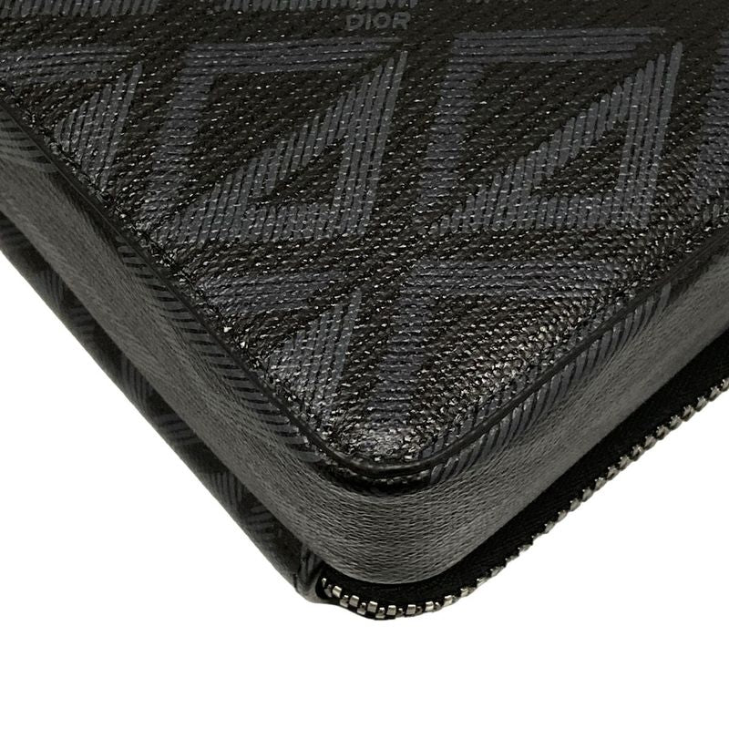 Dior/christian Dior Shoulder Bag Logo Messenger Pouch 2esbc119 Black And Dark