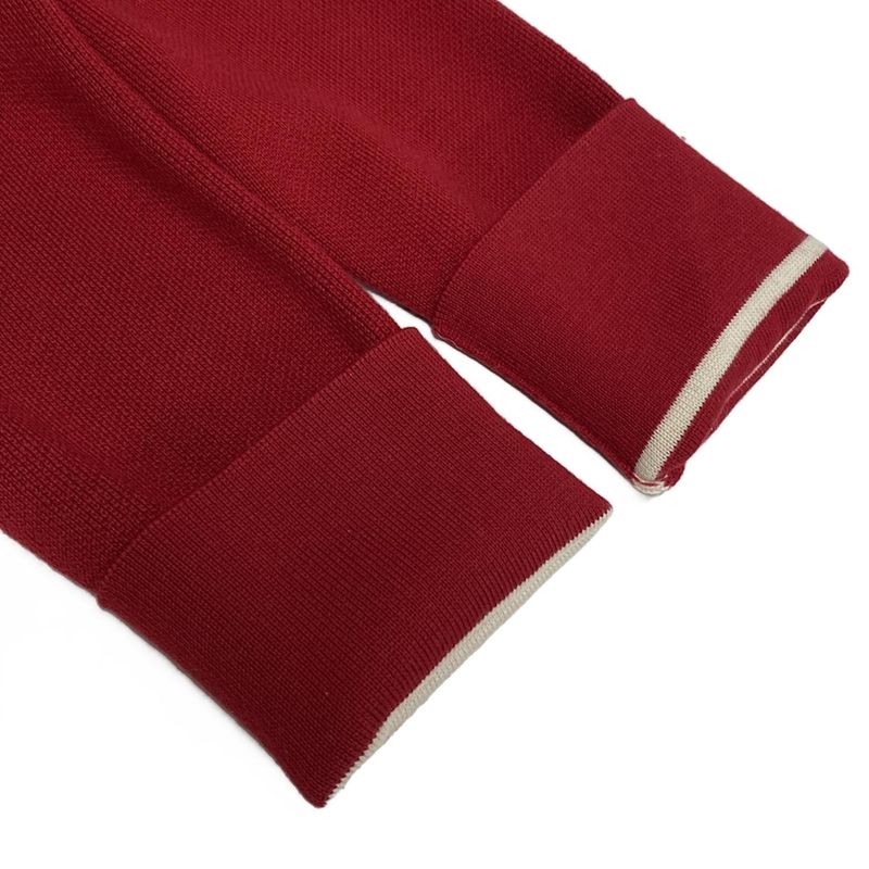 Gucci Dress Size S Women - 644564 Red And Ivory Long Sleeves/long/horsebit Wool