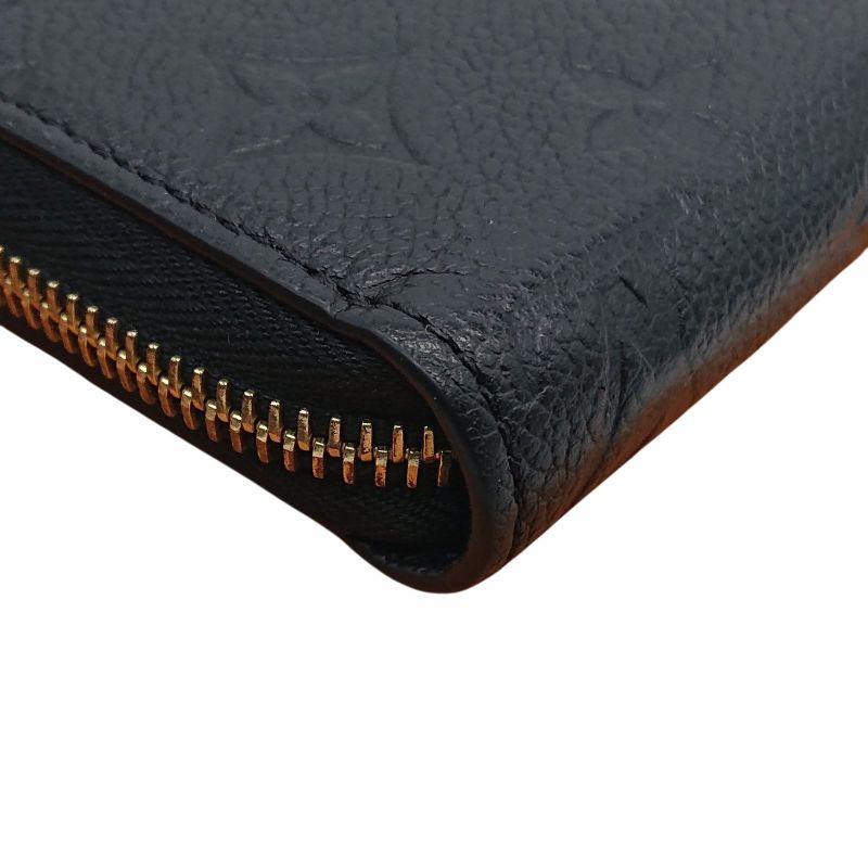 Louis Vuitton Zippy Wallet Empreinte Long Wallet Black With Box For Gift
