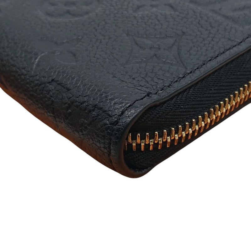 Louis Vuitton Zippy Wallet Empreinte Long Wallet Black With Box For Gift