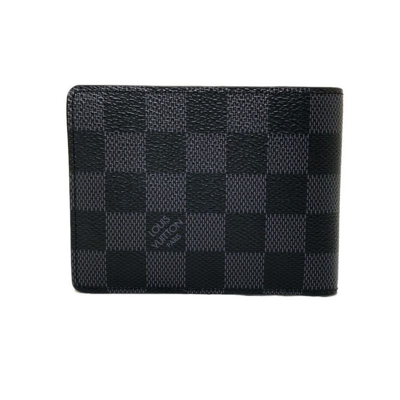 Louis Vuitton Wallet Damier Graphite Portefeuille Scuff N63261 Damier Graphite