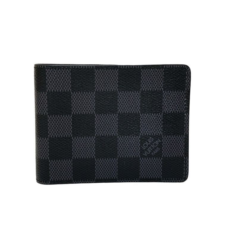 Louis Vuitton Wallet Damier Graphite Portefeuille Scuff N63261 Damier Graphite