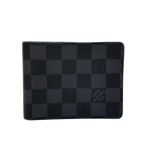Louis Vuitton Wallet Damier Graphite Portefeuille Scuff N63261 Damier Graphite