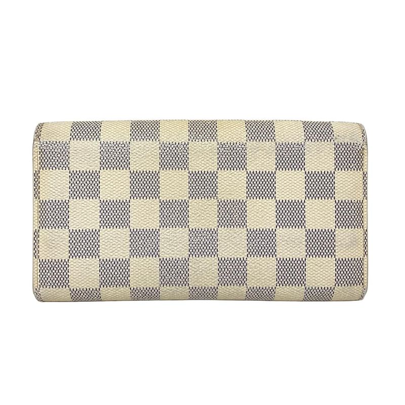 Louis Vuitton Damier Portefeuille Sarah NM2 N61735 Azure Long Wallet