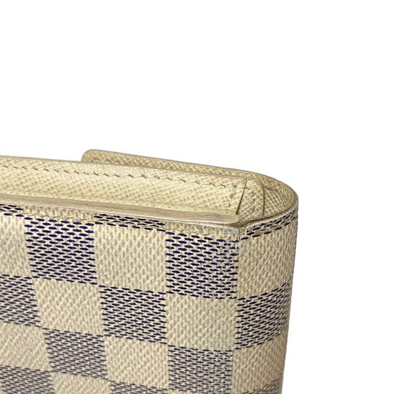 Louis Vuitton Damier Portefeuille Sarah NM2 N61735 Azure Long Wallet