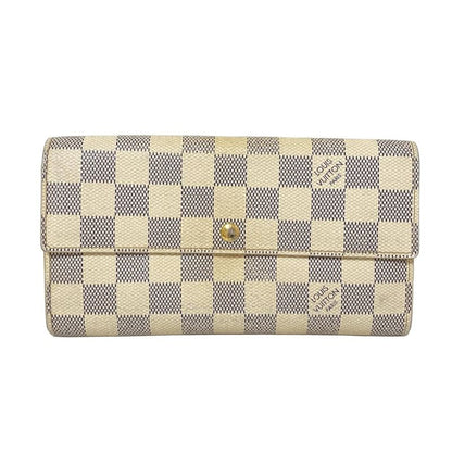 Louis Vuitton Damier Portefeuille Sarah NM2 N61735 Azure Long Wallet