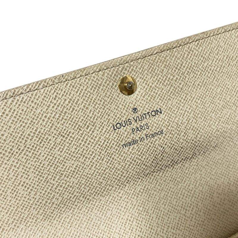 Louis Vuitton Damier Portefeuille Sarah NM2 N61735 Azure Long Wallet