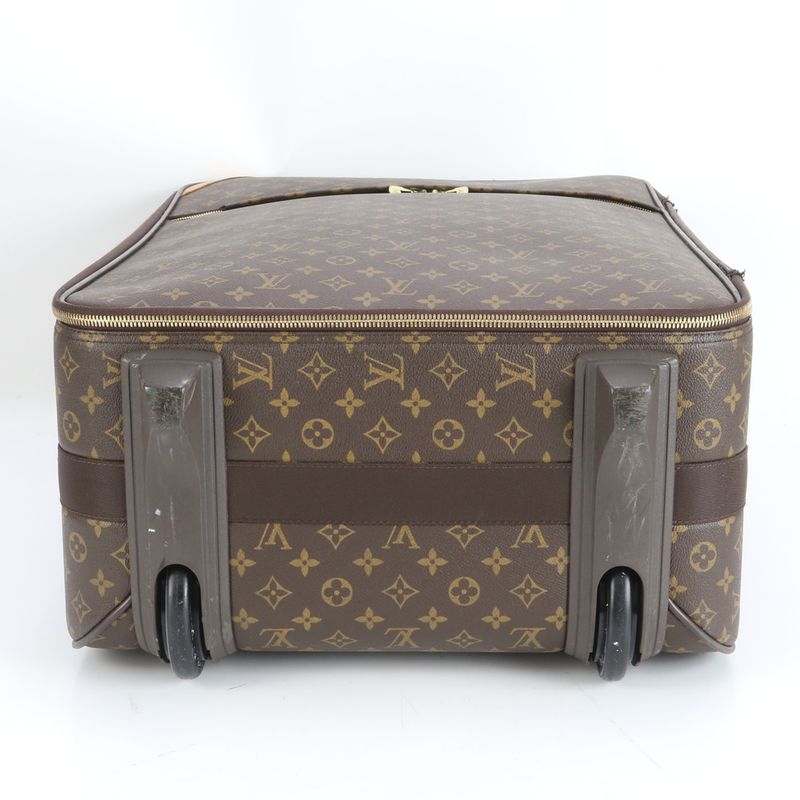 Louis Vuitton Monogram Pegas 65 M23295 Leather Suitcase Carry Case Bag Business