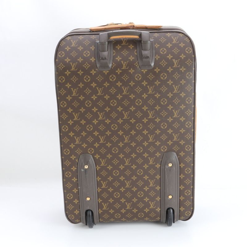 Louis Vuitton Monogram Pegas 65 M23295 Leather Suitcase Carry Case Bag Business