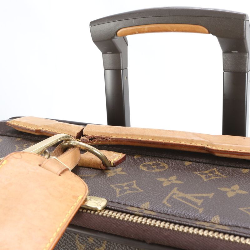 Louis Vuitton Monogram Pegas 65 M23295 Leather Suitcase Carry Case Bag Business