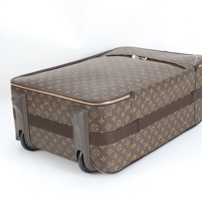 Louis Vuitton Monogram Pegas 65 M23295 Leather Suitcase Carry Case Bag Business