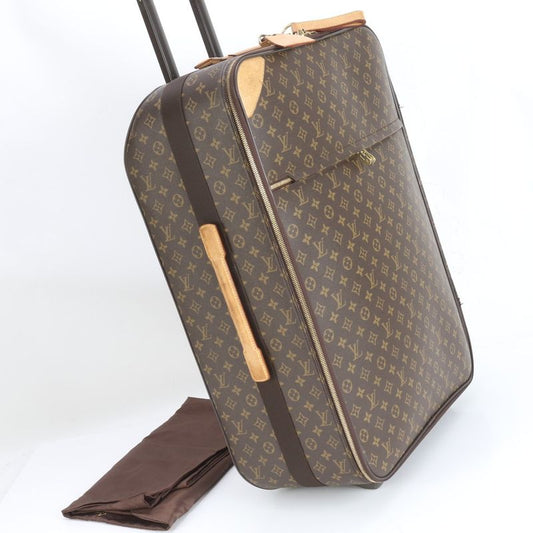 Louis Vuitton Monogram Pegas 65 M23295 Leather Suitcase Carry Case Bag Business