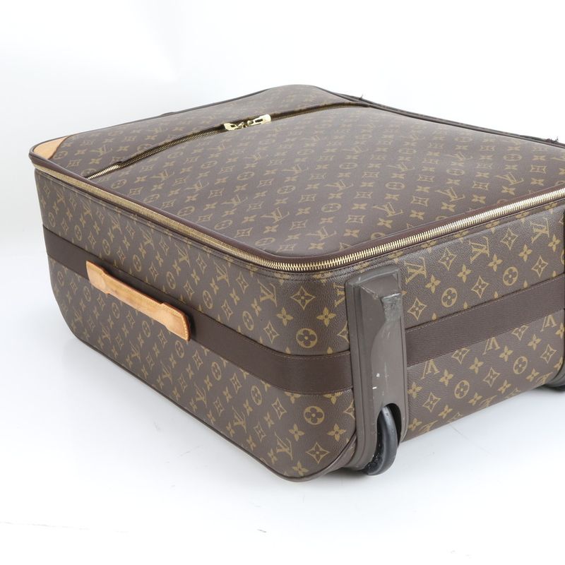 Louis Vuitton Monogram Pegas 65 M23295 Leather Suitcase Carry Case Bag Business