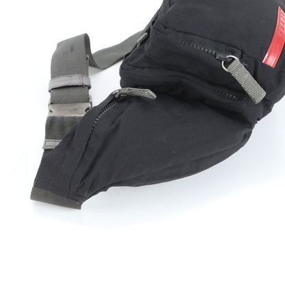 Prada Sport Nylon Body Bag Crossbody Body Waist Pouch Shoulder Black Men's ECM