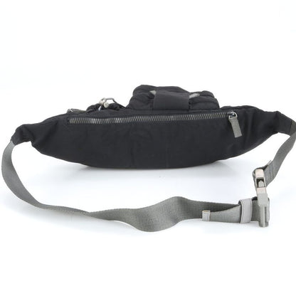Prada Sport Nylon Body Bag Crossbody Body Waist Pouch Shoulder Black Men's ECM